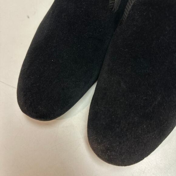 VERY GOOD Tricker's Churchill Velvet Slipper Black Handmade in England 9 / US 10 - Picture 5 of 11